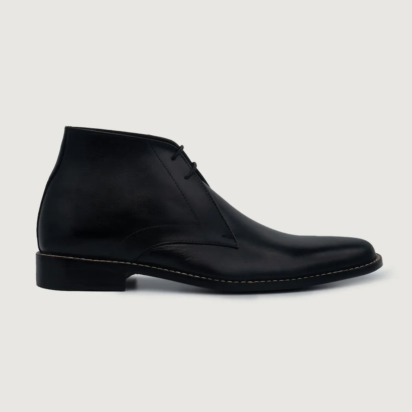 Corry Chukka Schwarz Leather Boots für Herren