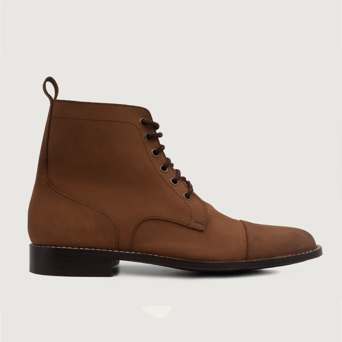 Brown Full-Grain leather Boots - Rahmengenähte Goodyear-Welt-Konstruktion & vordere Zehenkappe
