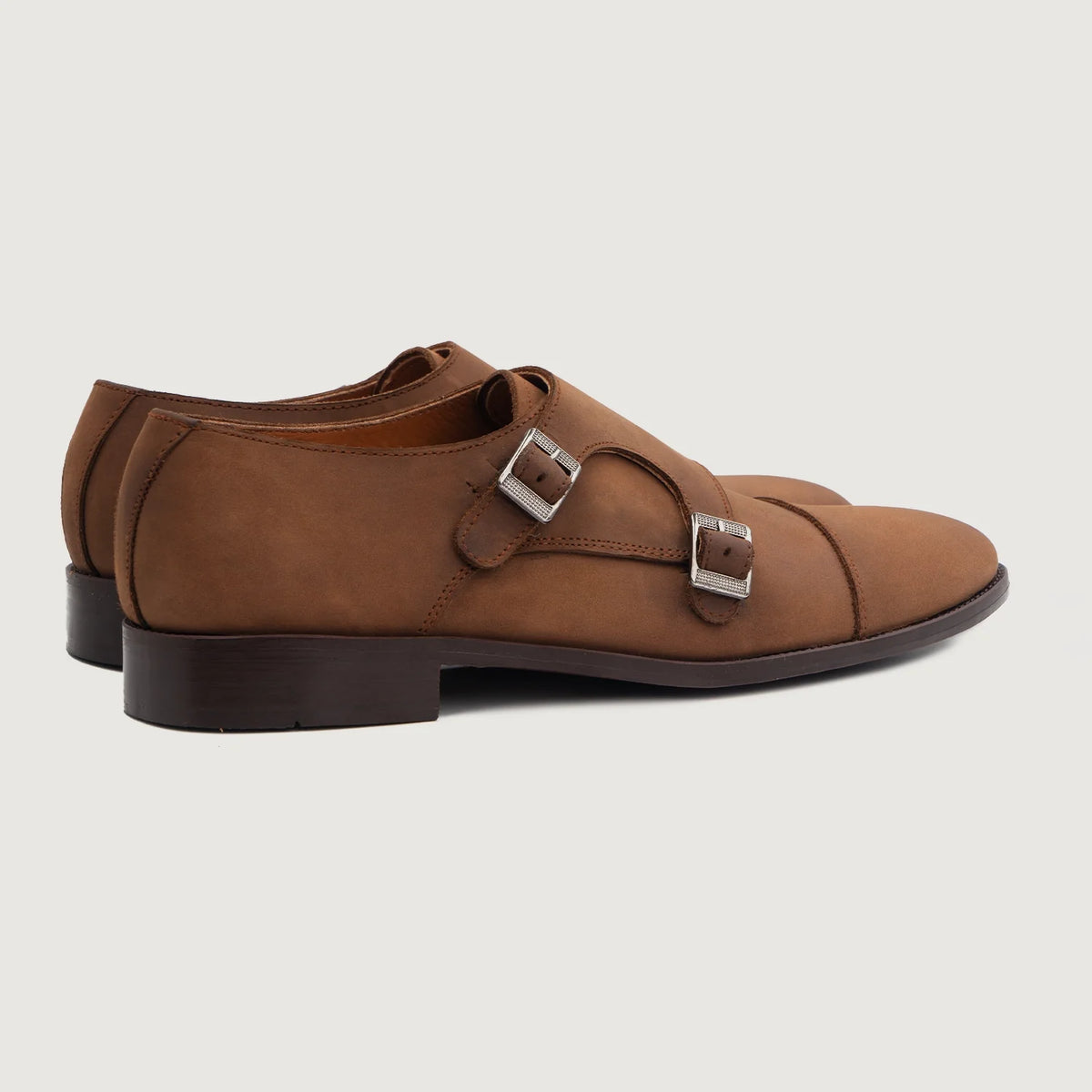 Brown Full-Grain leather Shoes - Rahmengenähte Goodyear-Welt-Konstruktion & vordere Zehenkappe