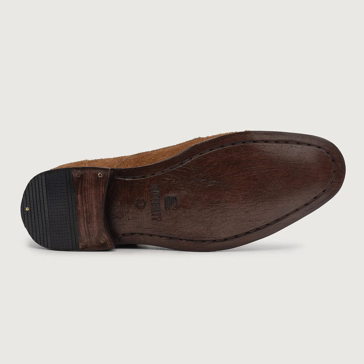 Cushioned Leather Insole & Ergonomic Arch Support Construction Detail