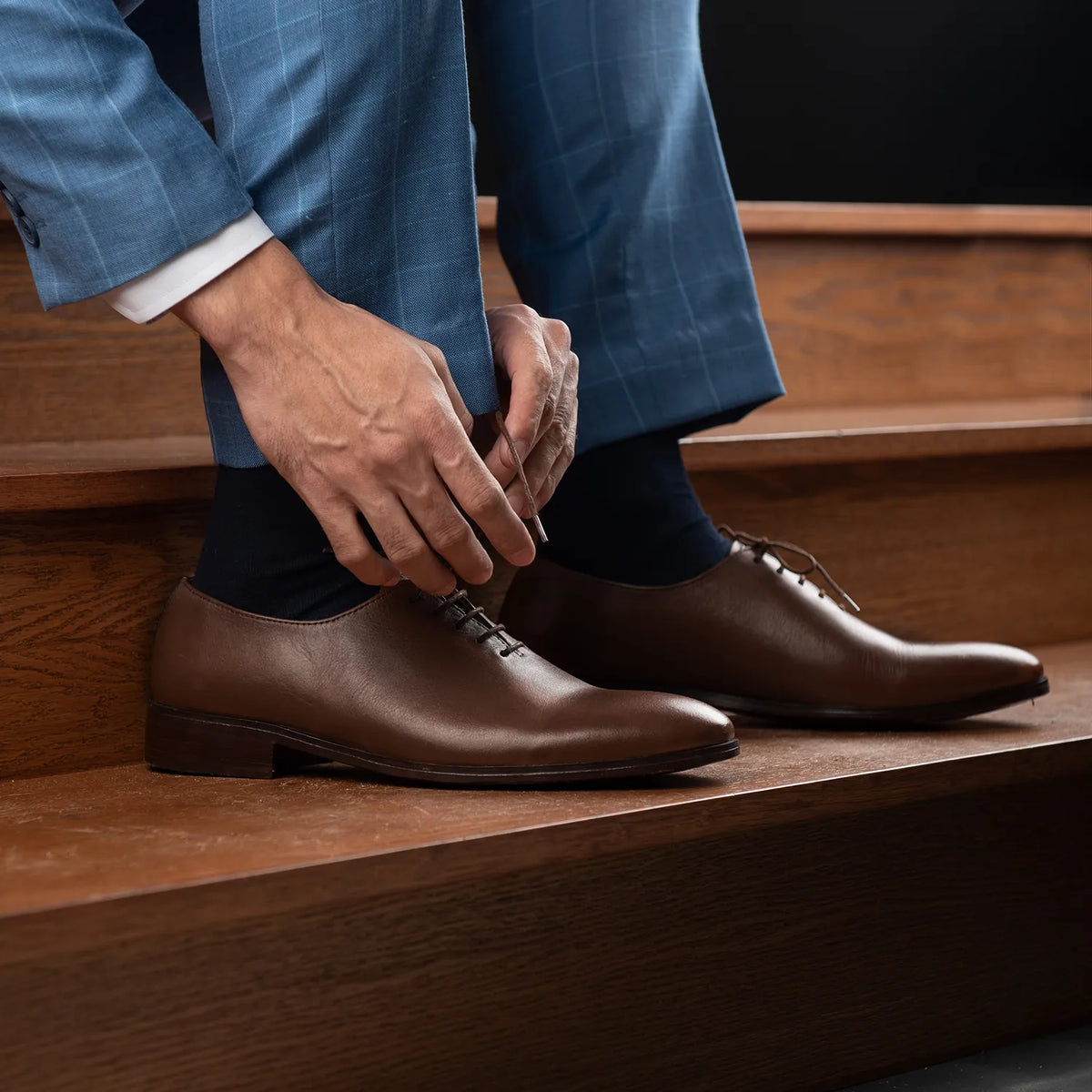 Orlaven Director Wholecut Braun Lederschuhe für Herren footwear image 9