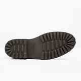 High-Traction Rubber Outsole & Lug Tread Pattern on Captain StormKing® Tobacco Leather Boots