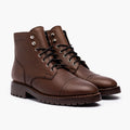 Captain StormKing® Whiskey-Braun Lederstiefel für Herren