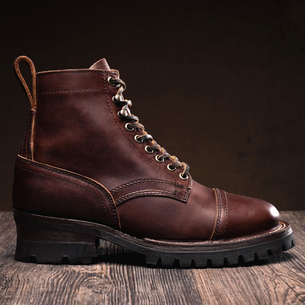 Classic Full-Grain leather Boots - Rahmengenähte Goodyear-Welt-Konstruktion & vordere Zehenkappe