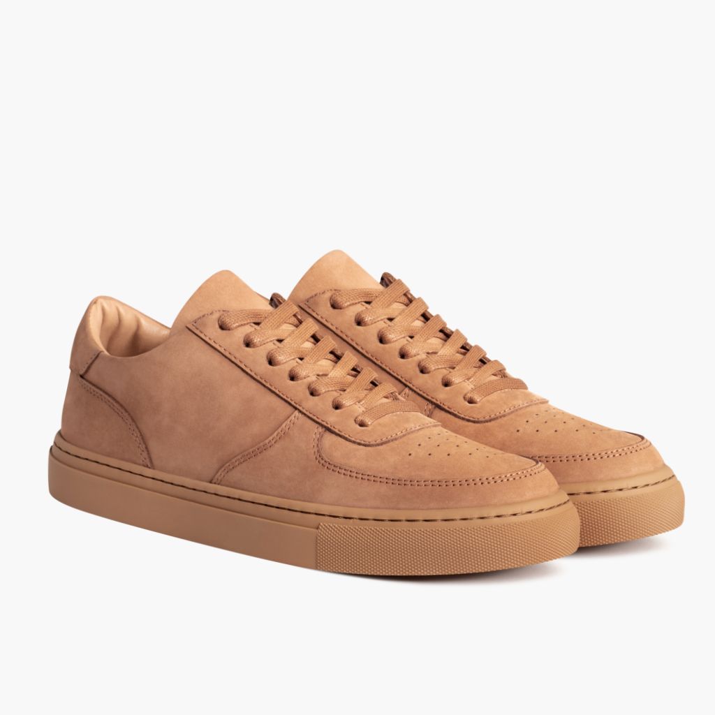 Court Clay Leder-Sneaker für Herren in Classic Full-Grain Leather - Seitenansicht | Online Kaufen