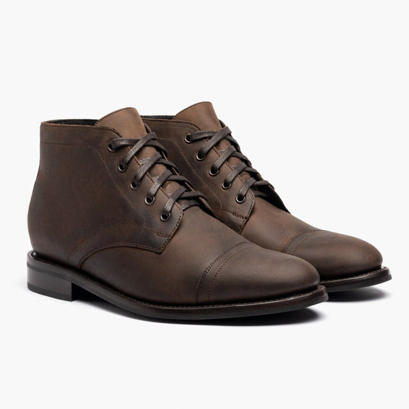 Cadet Tobacco Leather Boots für Herren