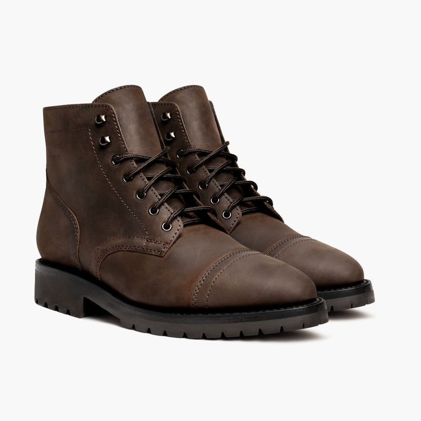 Captain StormKing® Tobacco Leather Boots für Herren