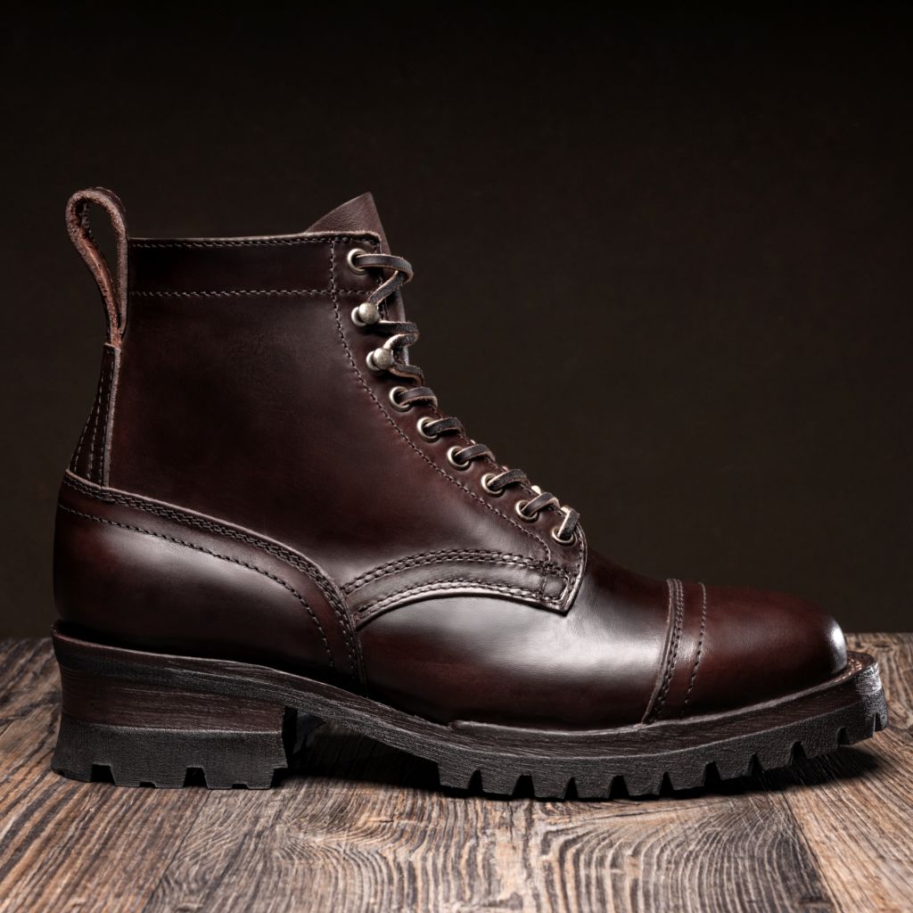 Brown Full-Grain leather Boots - Rahmengenähte Goodyear-Welt-Konstruktion & vordere Zehenkappe