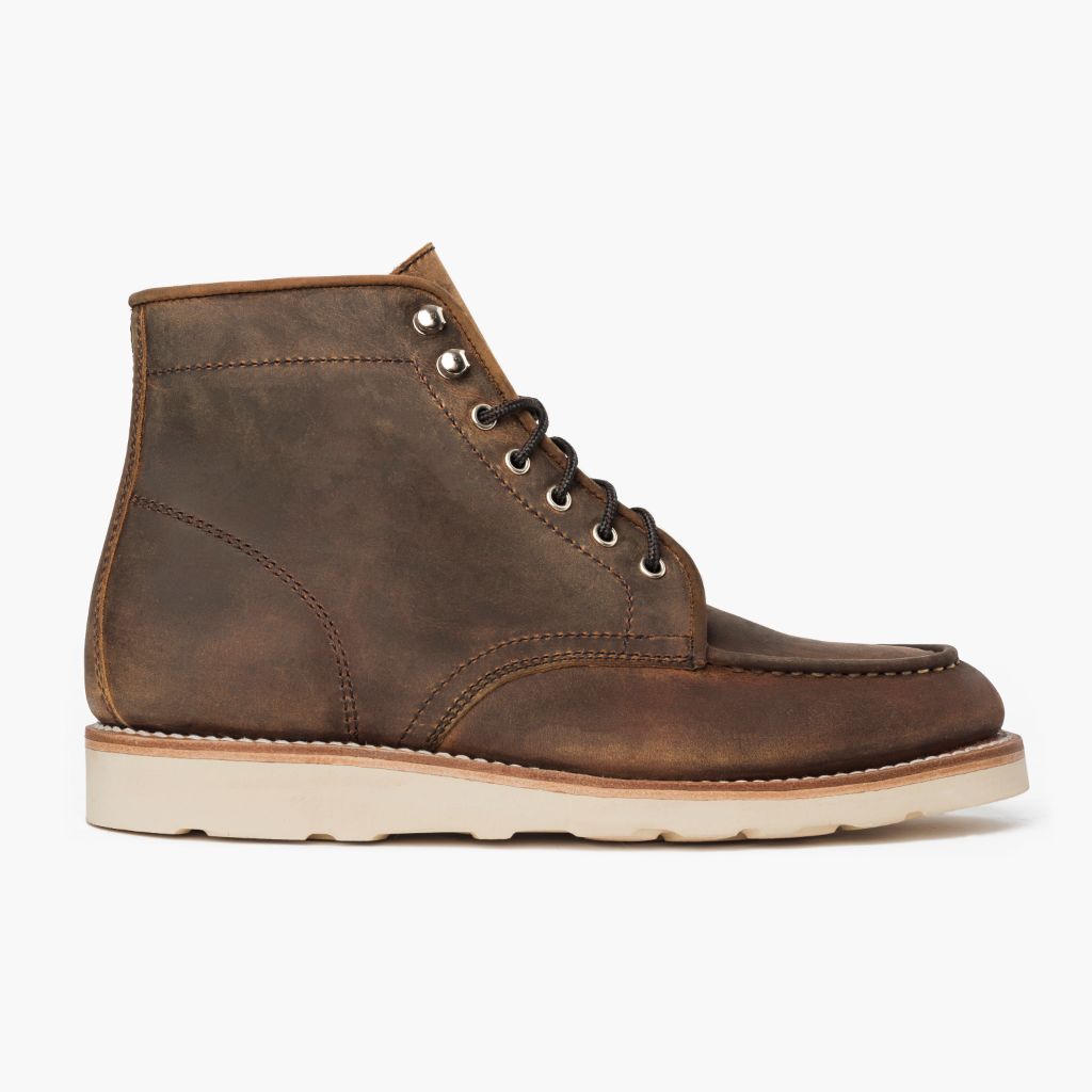 Classic Full-Grain leather Boots - Rahmengenähte Goodyear-Welt-Konstruktion & vordere Zehenkappe