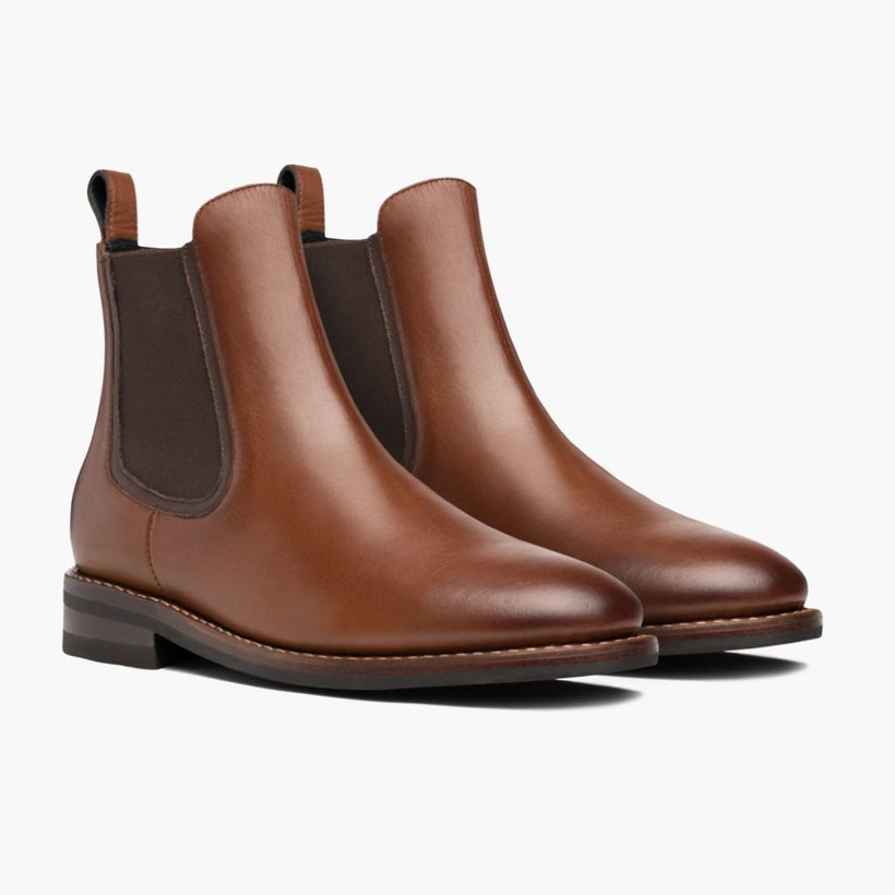 Duke Brandy-Braun Lederstiefel für Herren