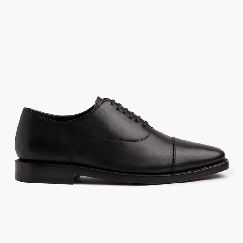 Executive Schwarz Leather Sneakers für Herren