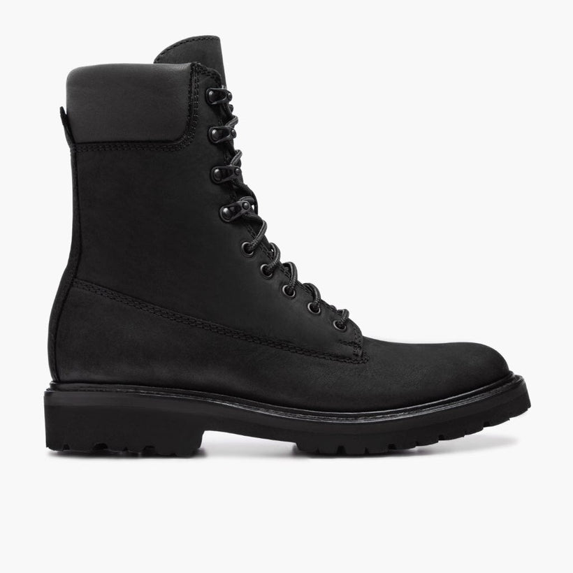 Explorer Schwarz Matte Leather Boots für Herren