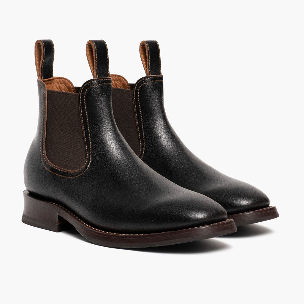 Journeyman Cacao Lederstiefel für Herren in Classic Full-Grain Leather - Seitenansicht | Online Kaufen