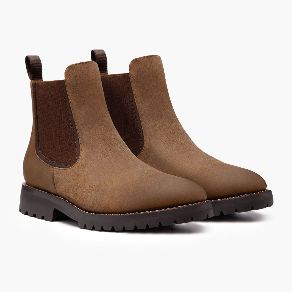 Legend Safari-Beige Lederstiefel für Herren in Classic Full-Grain Leather - Seitenansicht | Online Kaufen