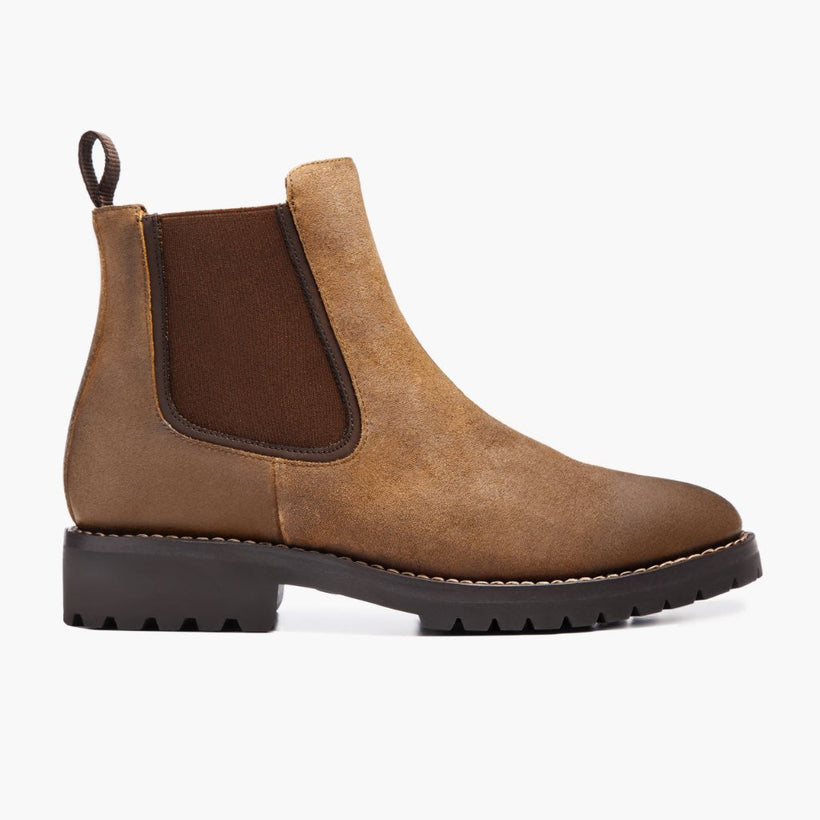 Legend Safari-Beige Lederstiefel für Herren