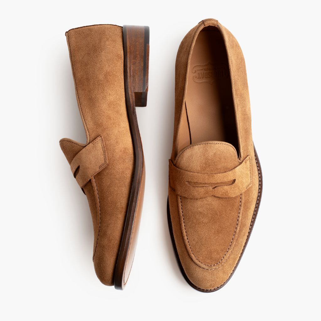 Lincoln Cider Leder-Loafer für Herren - Verstärkte Fersenkappe & präzise Doppelnaht