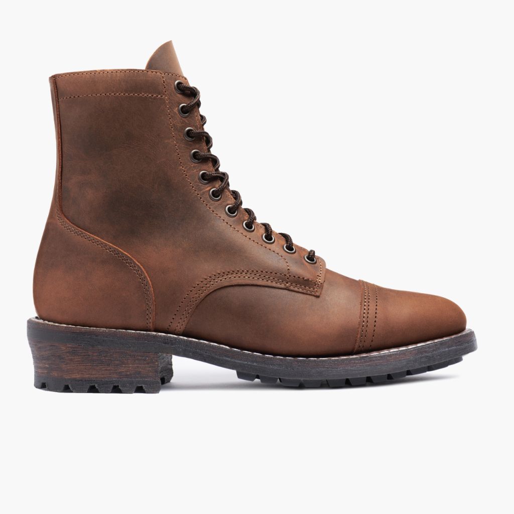 Classic Full-Grain leather Boots - Rahmengenähte Goodyear-Welt-Konstruktion & vordere Zehenkappe