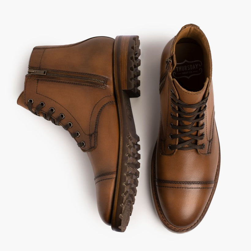 Major Cuero Lederstiefel für Herren