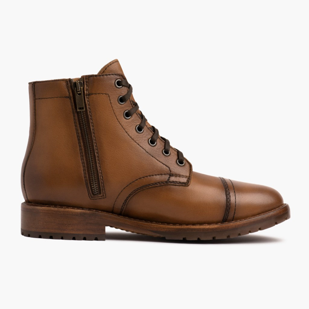 Classic Full-Grain leather Boots - Rahmengenähte Goodyear-Welt-Konstruktion & vordere Zehenkappe