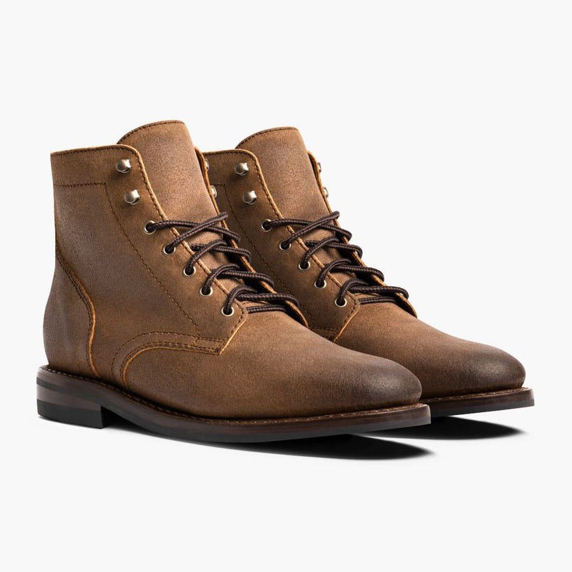 President Safari-Beige Lederstiefel für Herren