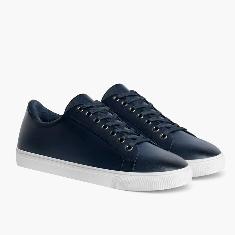Premier Low Top Deep Blau Leather Sneakers für Herren