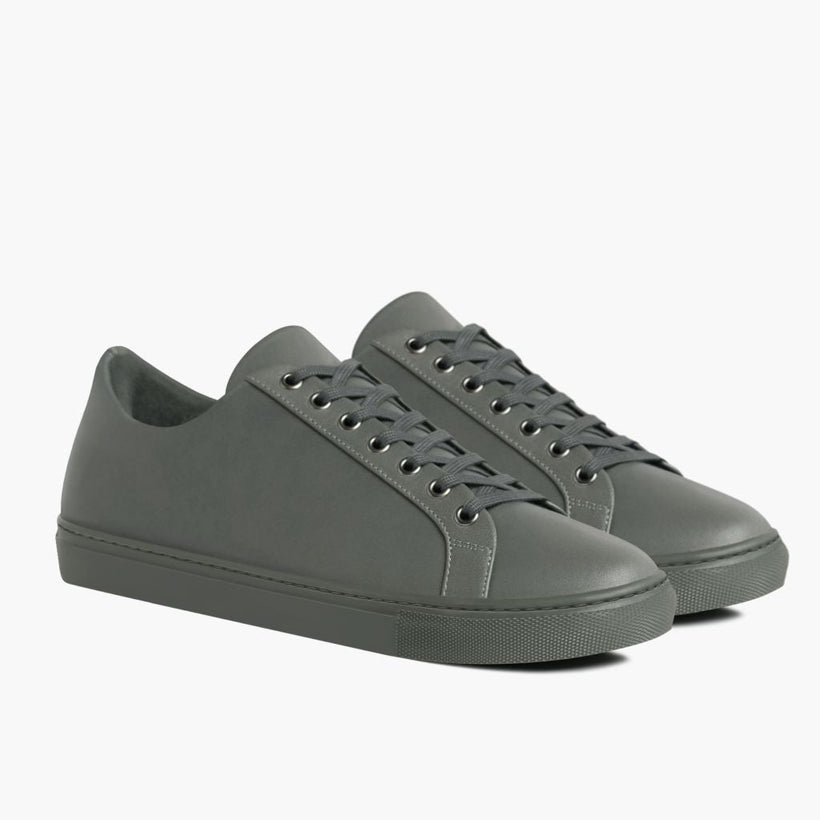 Premier Low Top Grau Leather Sneakers für Herren