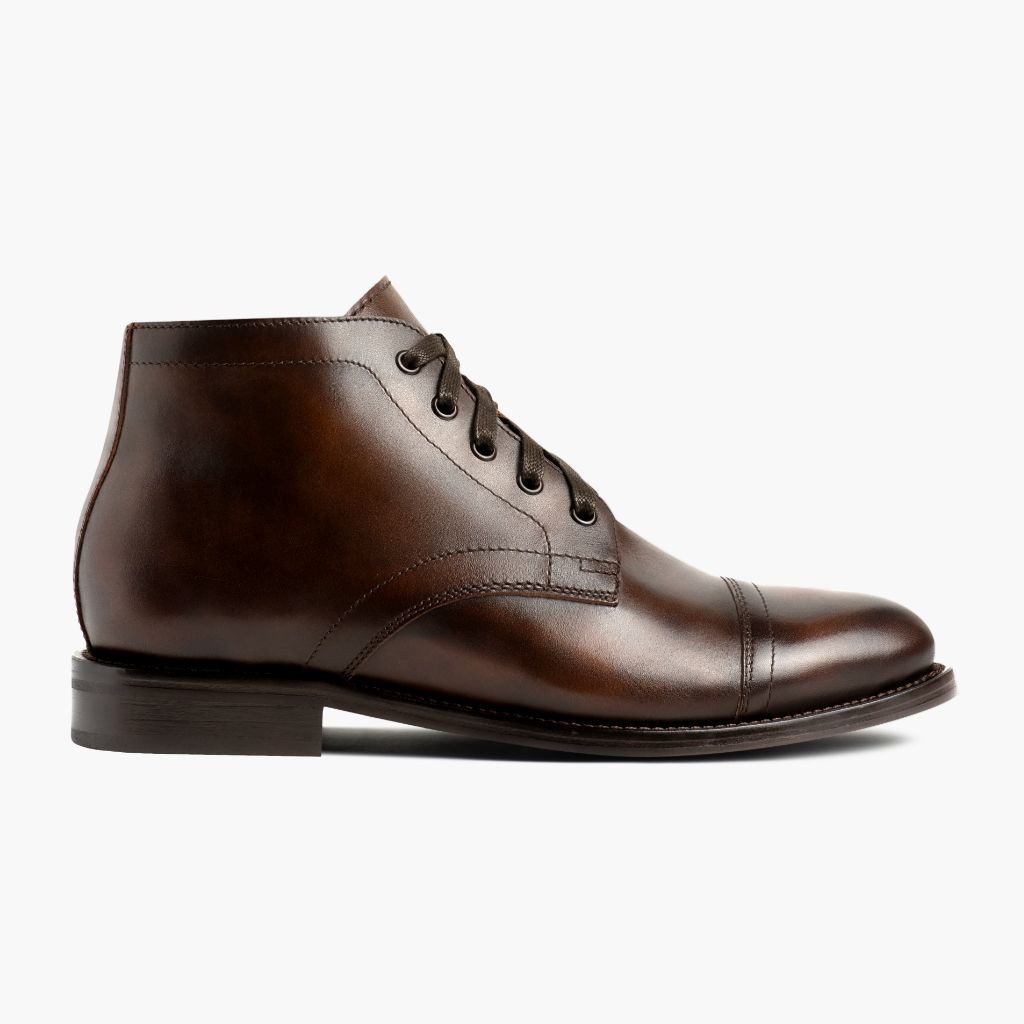 Classic Full-Grain leather Boots - Rahmengenähte Goodyear-Welt-Konstruktion & vordere Zehenkappe