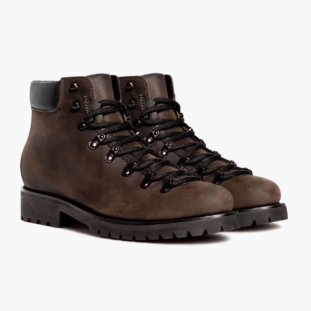 Commander Tabakbraun Lederstiefel für Herren in Classic Full-Grain Leather - Seitenansicht | Online Kaufen