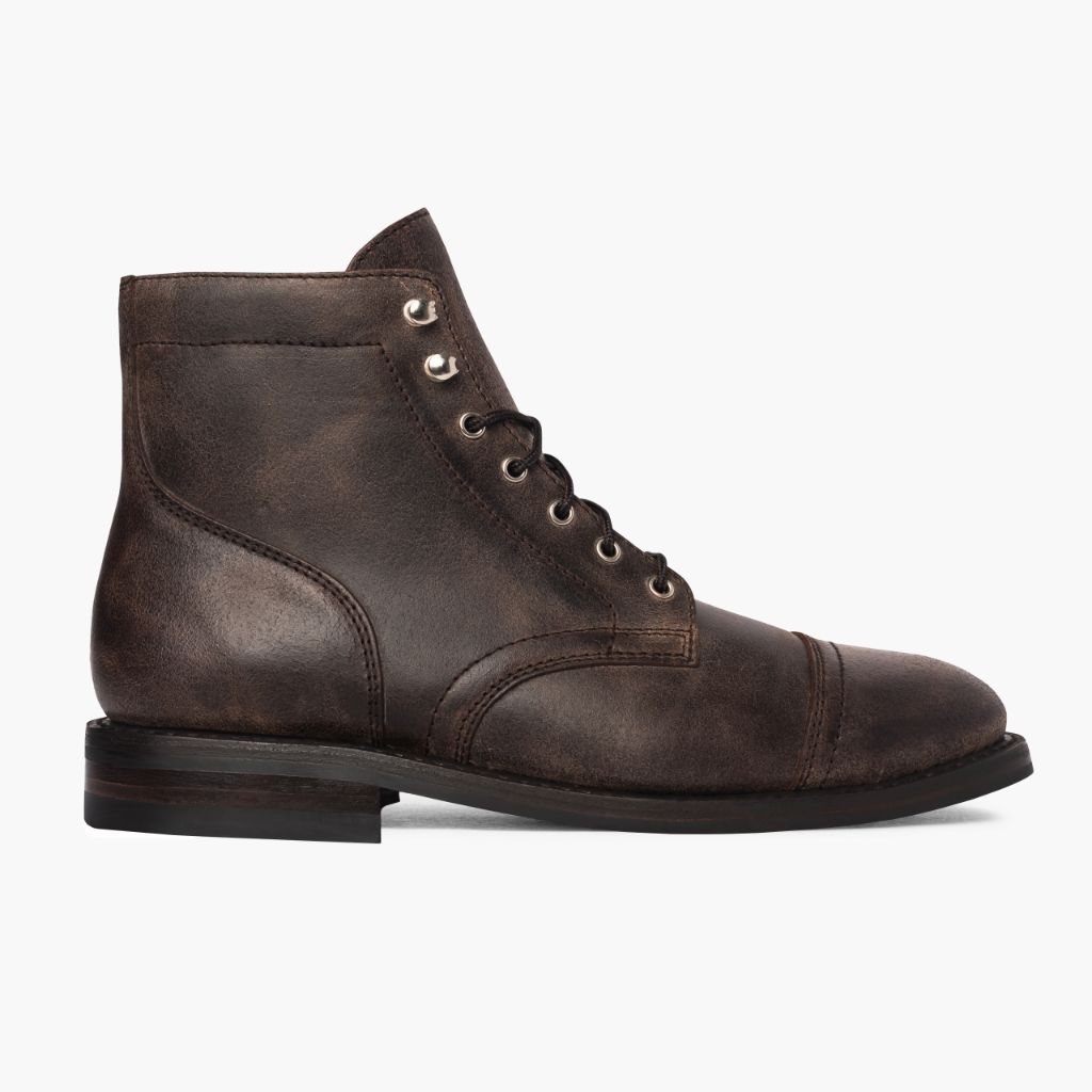 Classic Full-Grain leather Boots - Rahmengenähte Goodyear-Welt-Konstruktion & vordere Zehenkappe