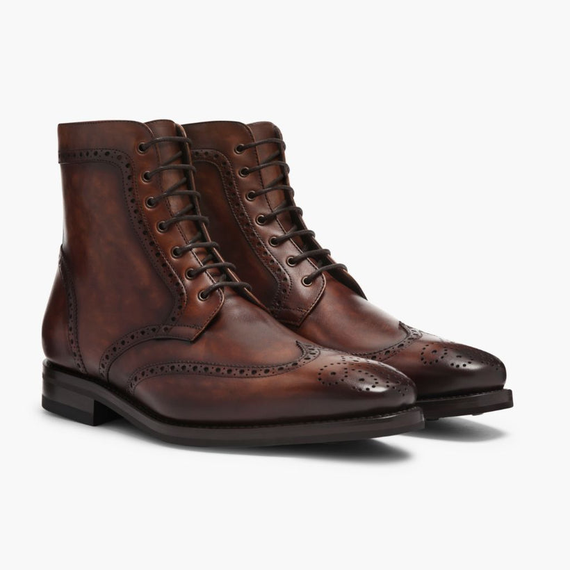 Wingtip Color #77 Leather Boots für Herren
