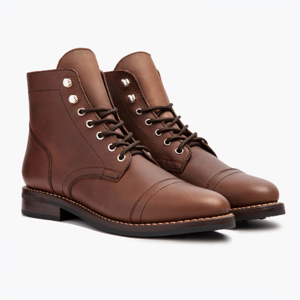 Classic Full-Grain leather Boots - Rahmengenähte Goodyear-Welt-Konstruktion & vordere Zehenkappe