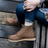 Styled On-Foot Perspective Demonstrating Ankle Fit & Silhouette on Model