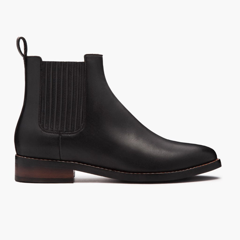 Dreamer Schwarz Lederstiefel für Damen