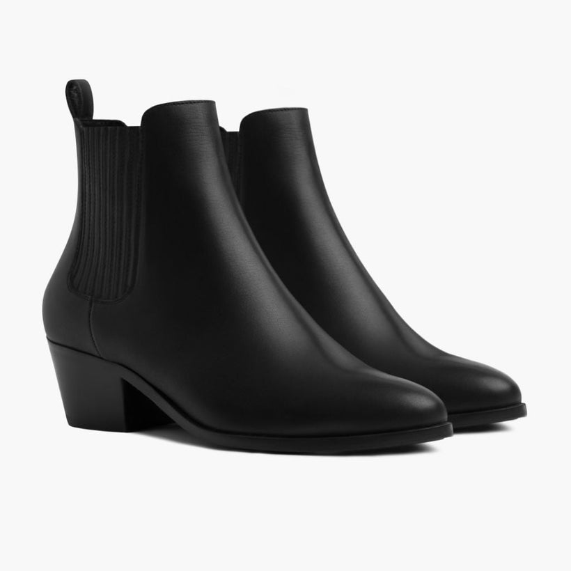 Dreamer Bootie Schwarz Lederstiefel für Damen