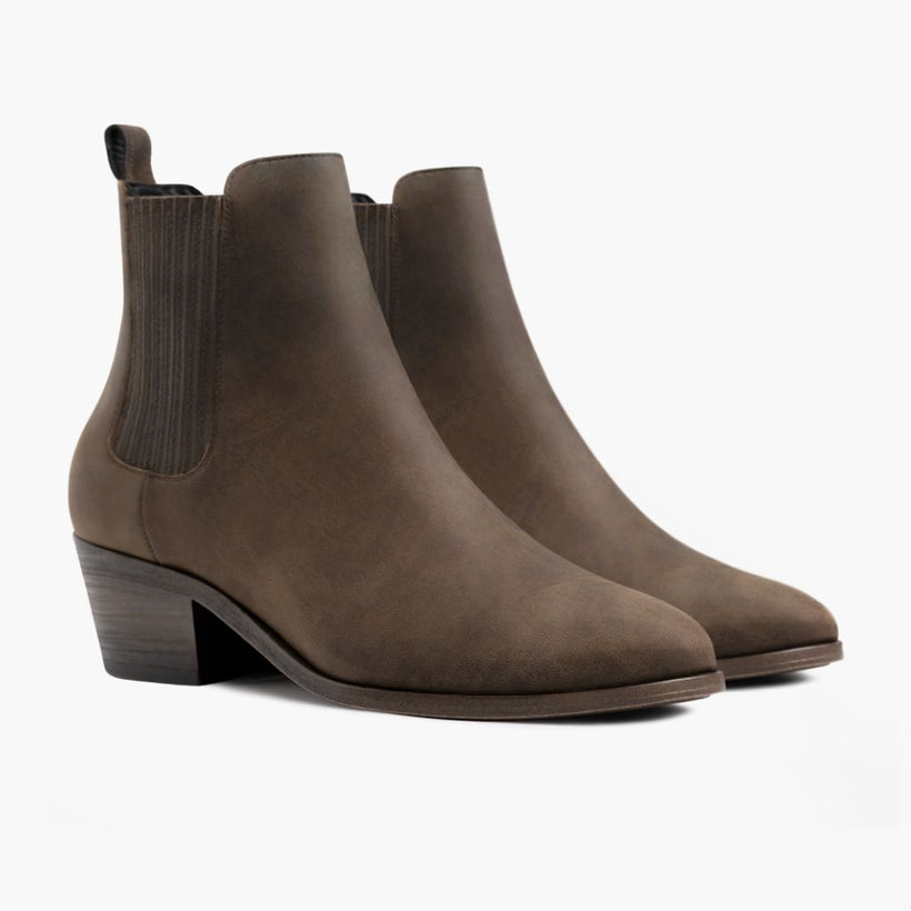 Dreamer Bootie Tabakbraun Lederstiefel für Damen