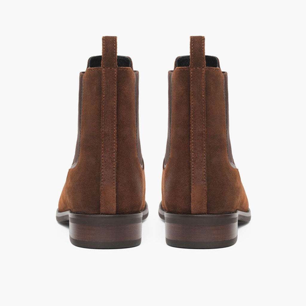 Duchess Glazed Ginger Lederstiefel für Damen - Verstärkte Fersenkappe & präzise Doppelnaht