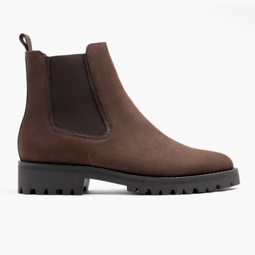 Legend Truffle Lederstiefel für Damen in Classic Full-Grain Leather - Seitenansicht | Online Kaufen