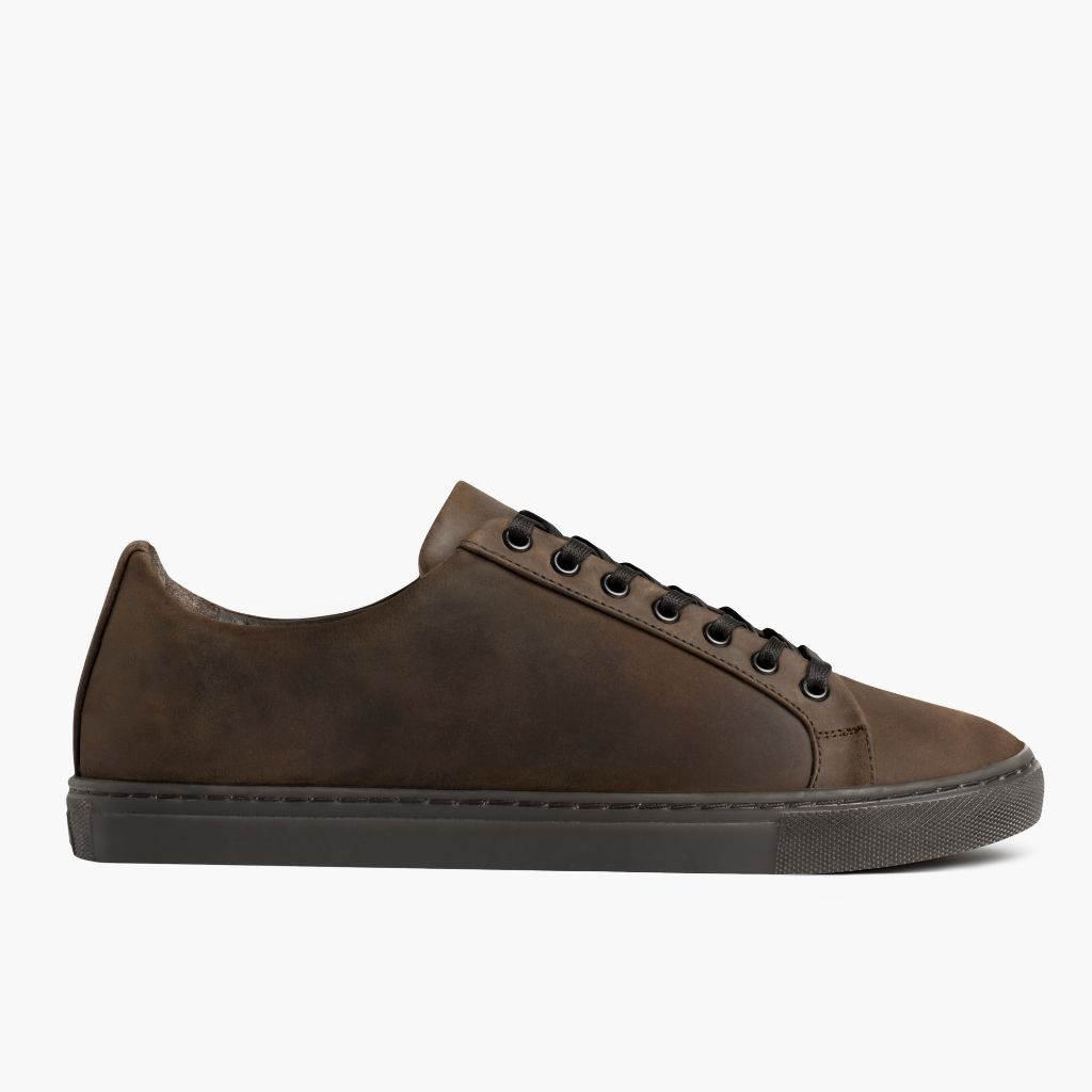 Classic Full-Grain leather Sneakers - Rahmengenähte Goodyear-Welt-Konstruktion & vordere Zehenkappe