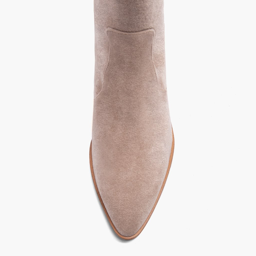 Tempest Sand Lederstiefel für Damen - Verstärkte Fersenkappe & präzise Doppelnaht