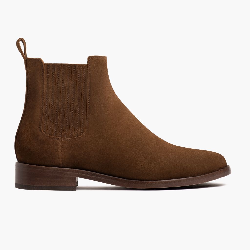 Dreamer Zimtbraun Lederstiefel für Damen in Classic Full-Grain Leather - Seitenansicht | Online Kaufen