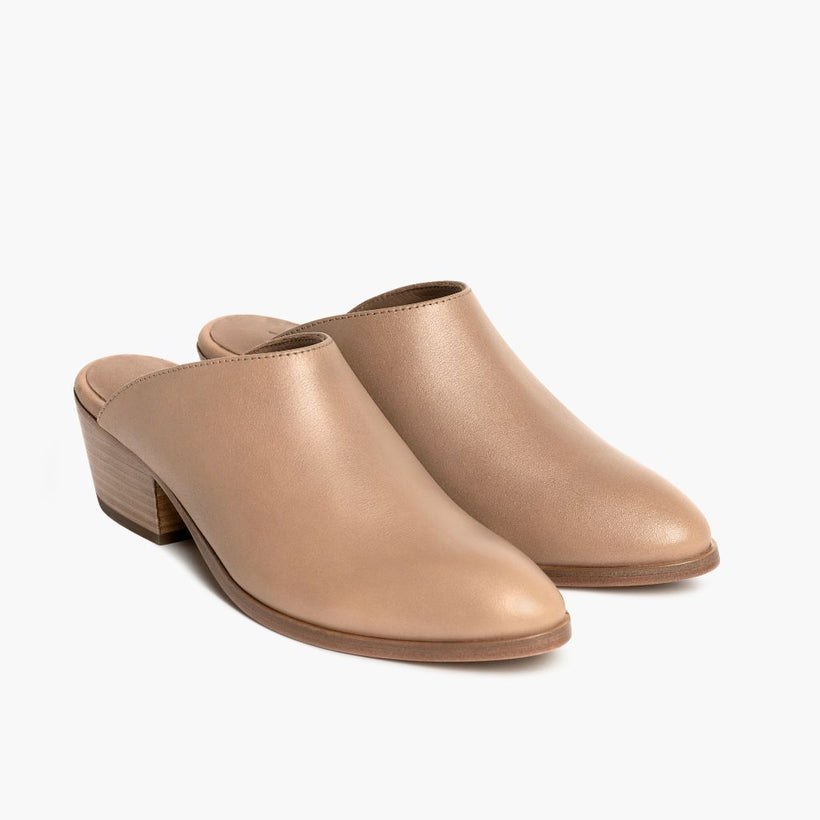 Breeze Milk Coffee Leather Boots für Damen