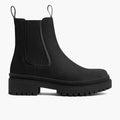 Legend Platform Mattschwarz Lederstiefel für Damen