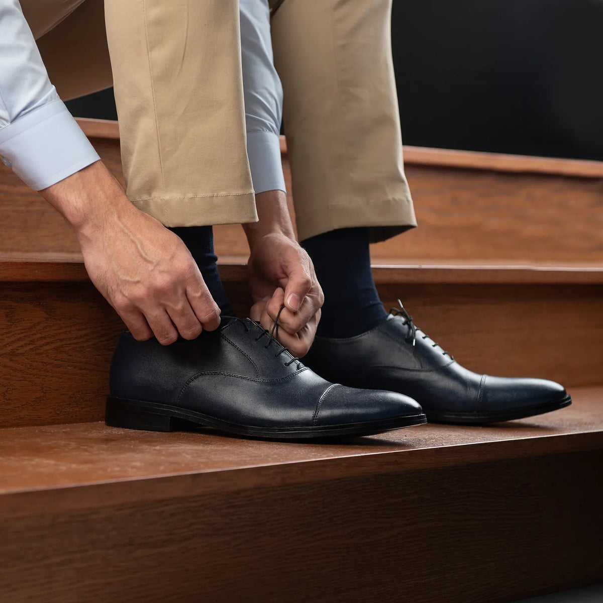 Orlaven Professor Oxford Schwarz Lederschuhe für Herren footwear image 10