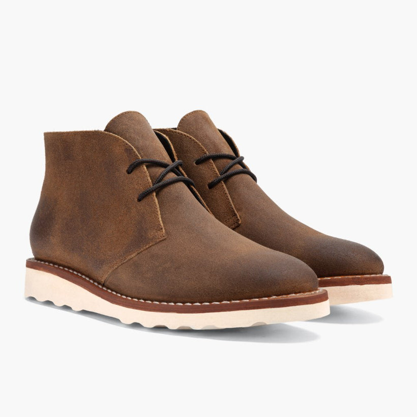 Scout Safari-Beige Lederstiefel für Herren