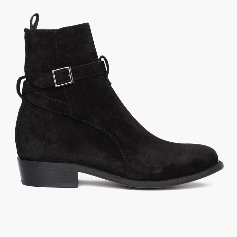 Rogue Schwarz Suede Lederstiefel für Herren