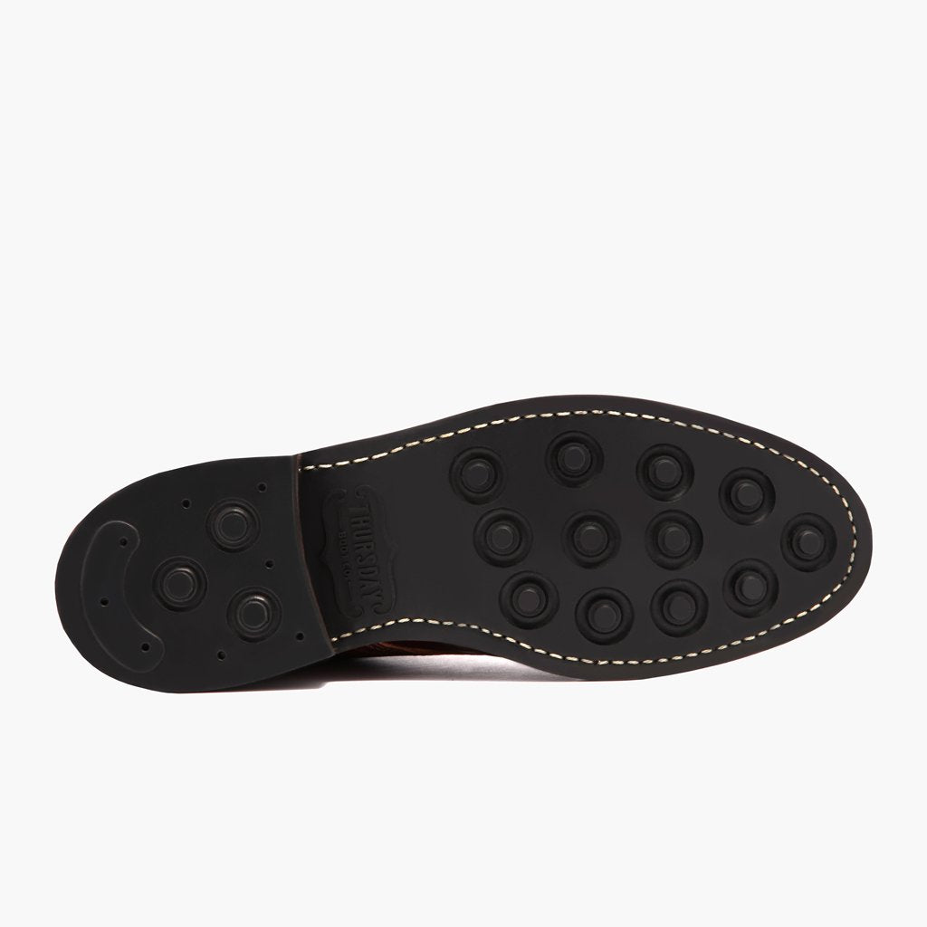 High-Traction Rubber Outsole & Lug Tread Pattern on Vanguard French Roast Lederstiefel für Herren For Men