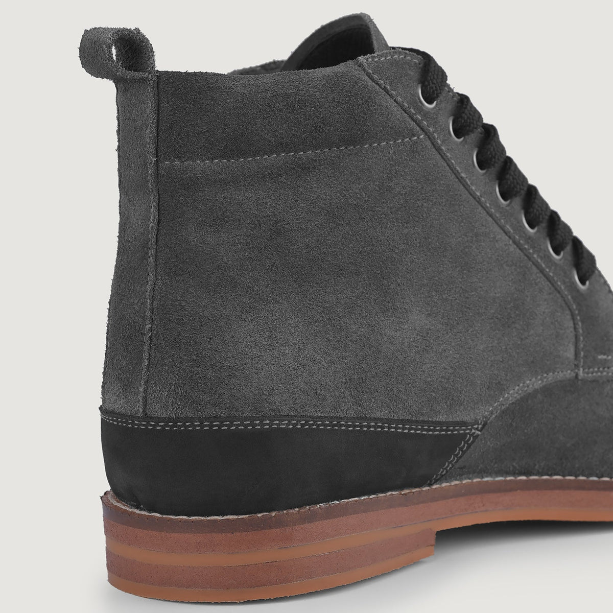 Orlaven Carnell Moc-Toe Graue Wildlederstiefel für Herren footwear image 9