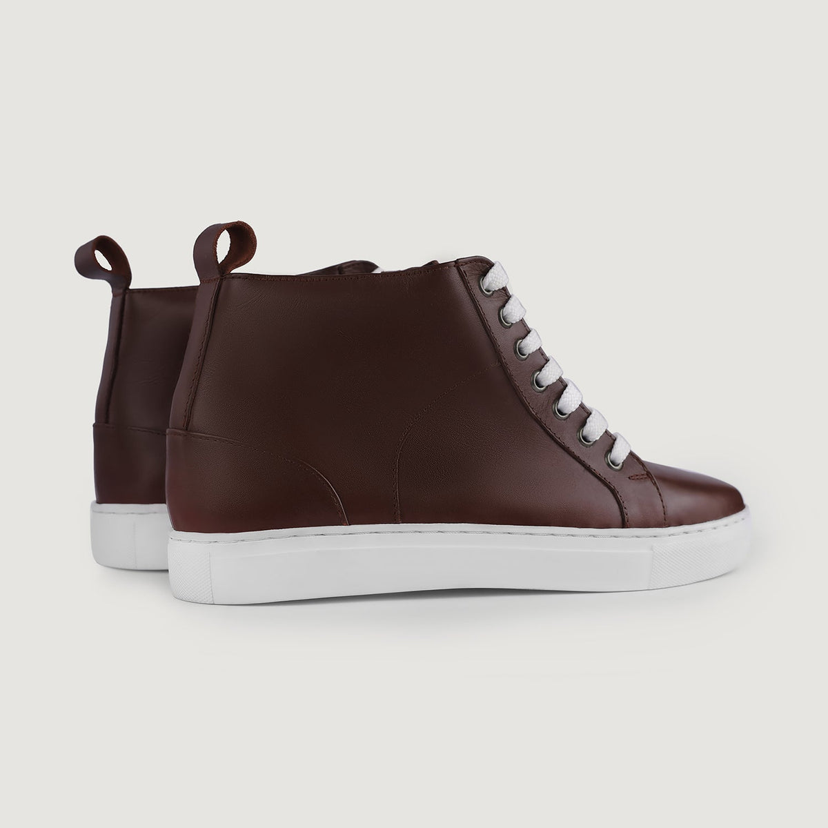 Orlaven Marty High Top Kastanienbraun Leder-Sneaker für Herren footwear image 10