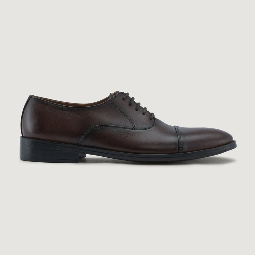 Professor Oxford Burnished Braun Lederschuhe für Herren