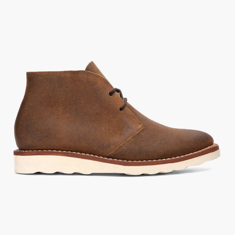 Scout Safari-Beige Lederstiefel für Herren